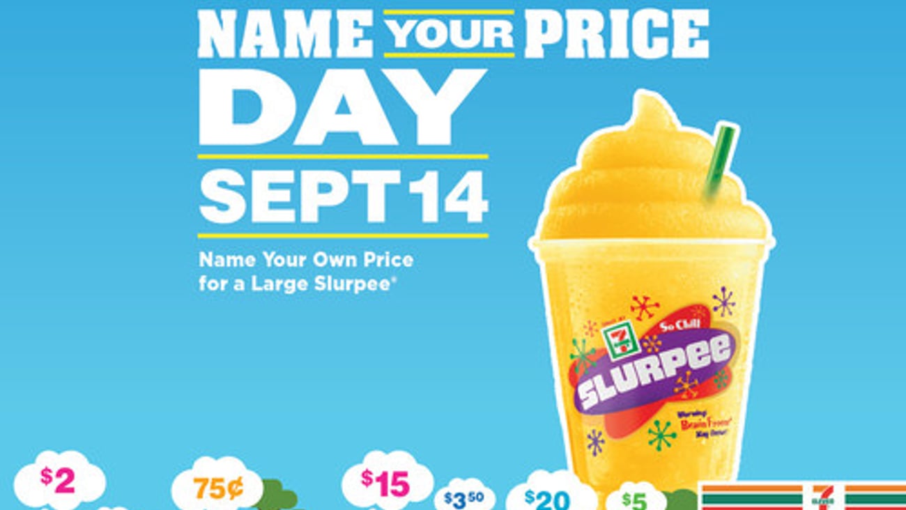 7-Eleven name your price day
