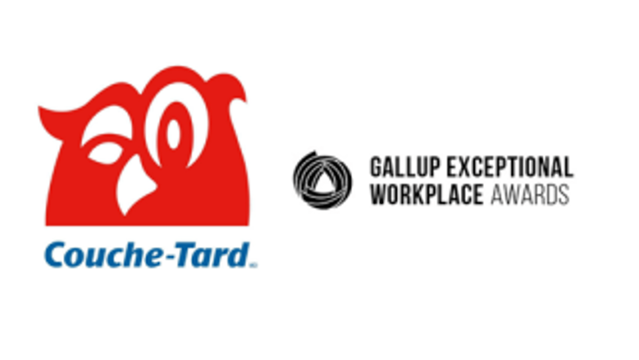 Couche Tard logo and Gallup logo