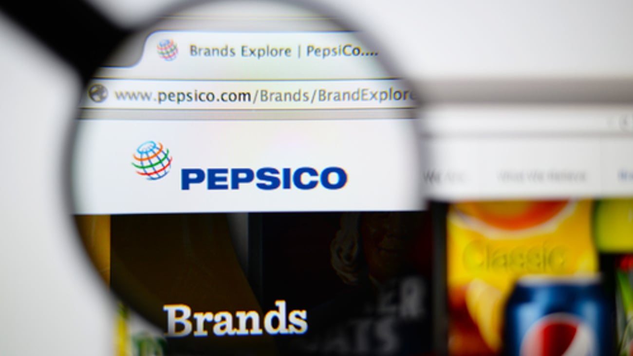 pepsico logo on a website