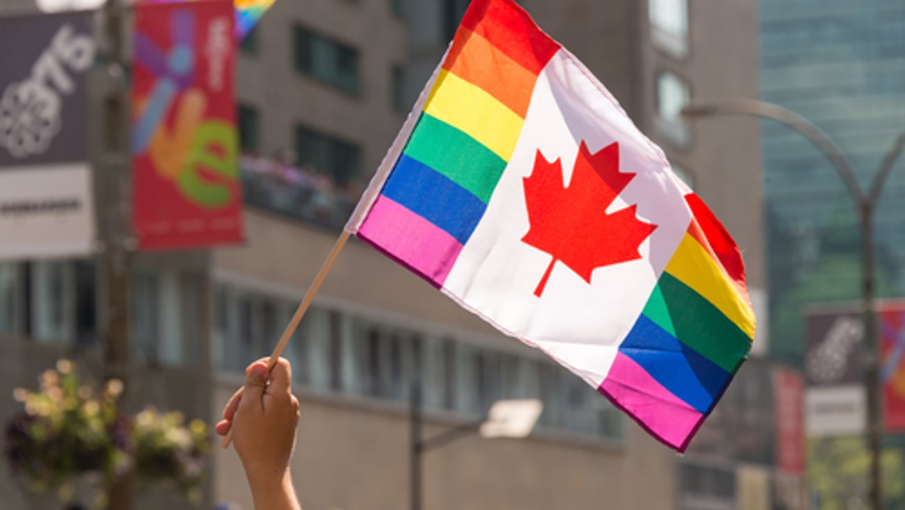 Pride flag Canada
