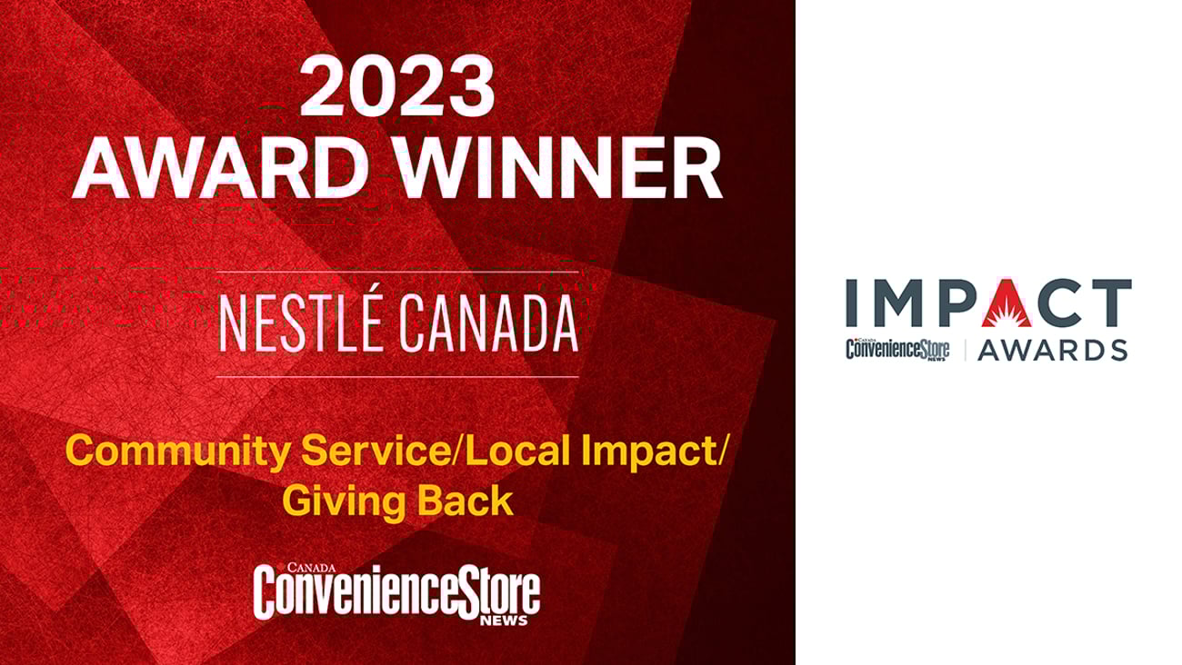 2023 Impact Awards Nestle Canada Community Giving Back