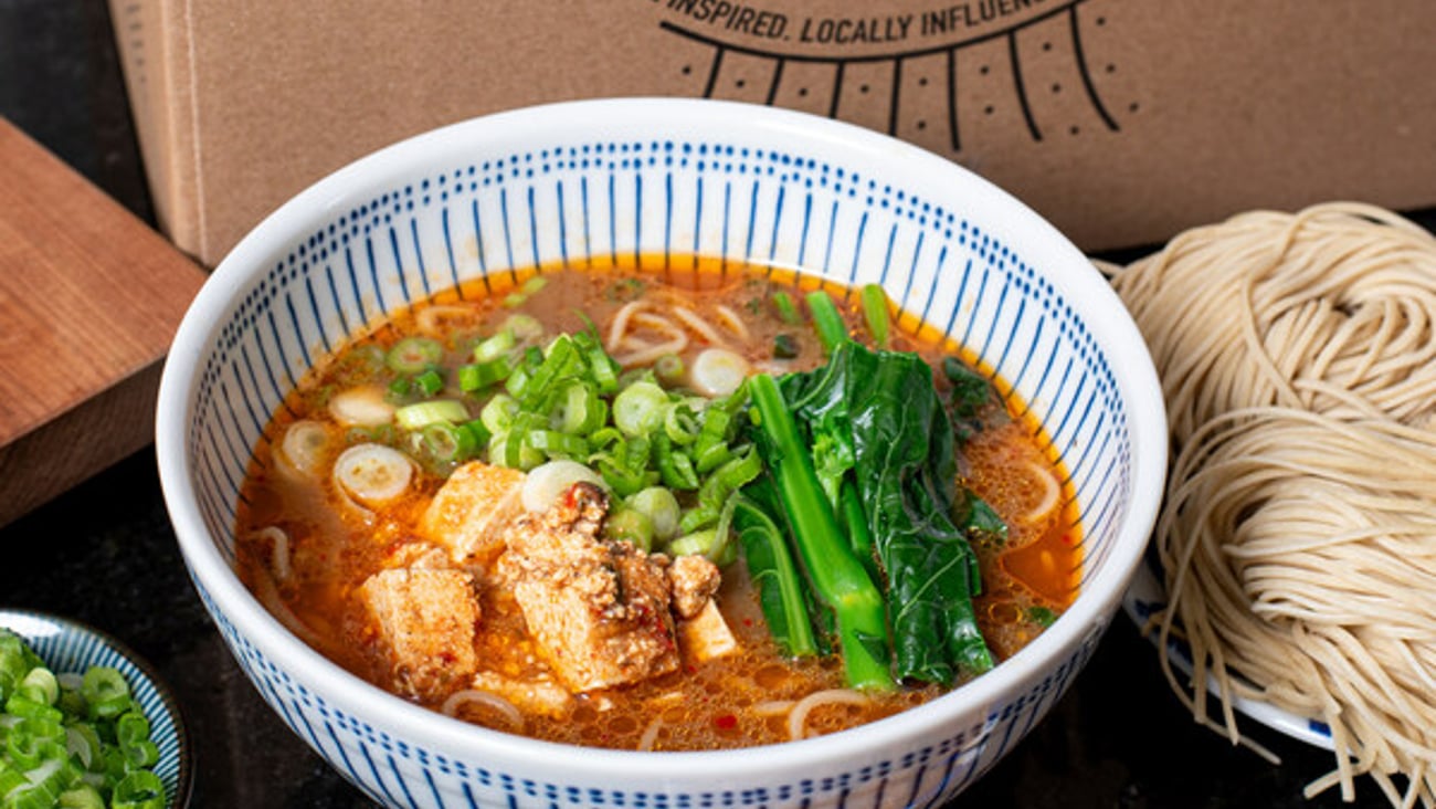 Crafty Ramen in a bowl