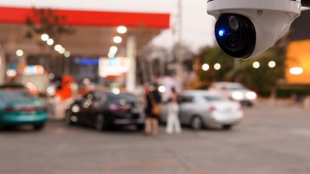 Gas Station Security Camera