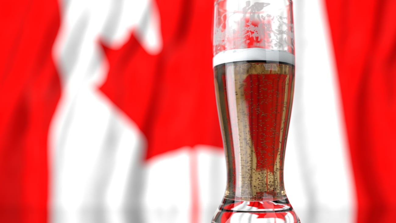 beer canada flag