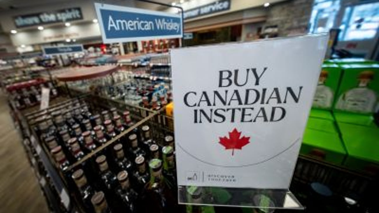 Buy Canadian Sign in a Booze Aisle Teaser