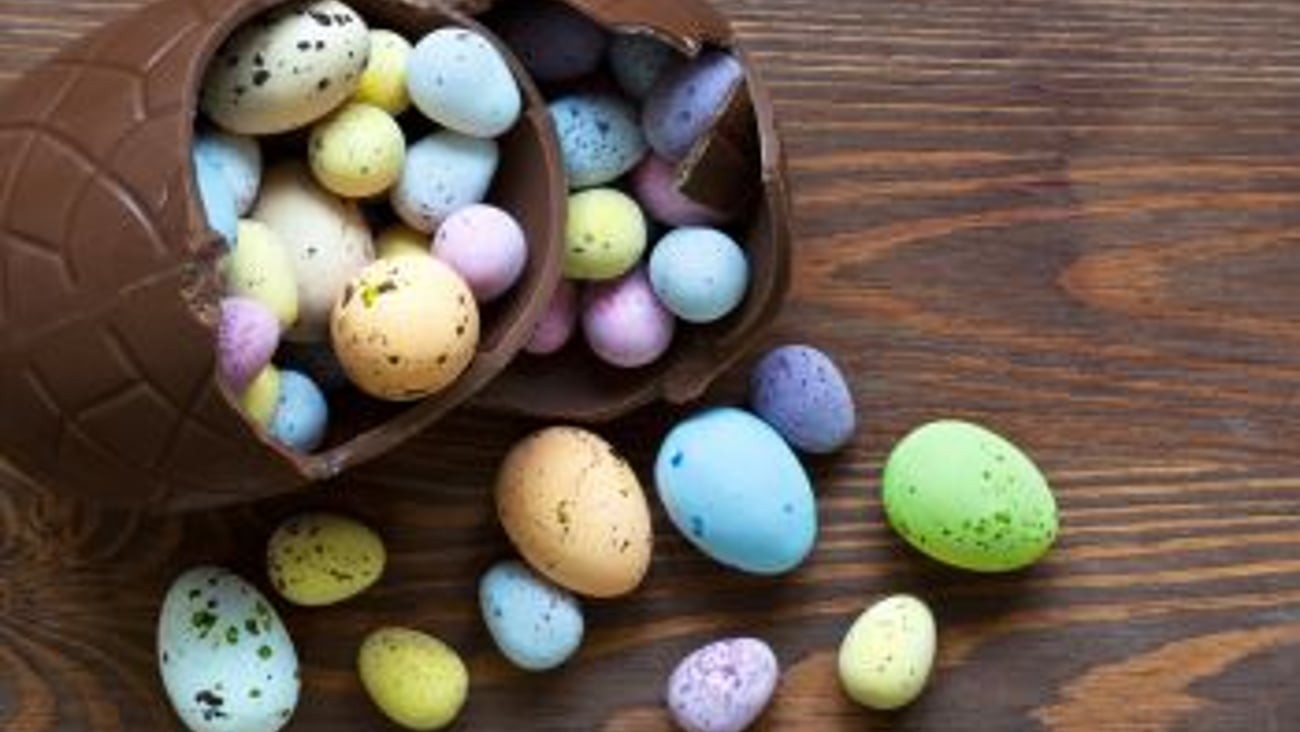 Chocolate Easter Eggs stock image teaser