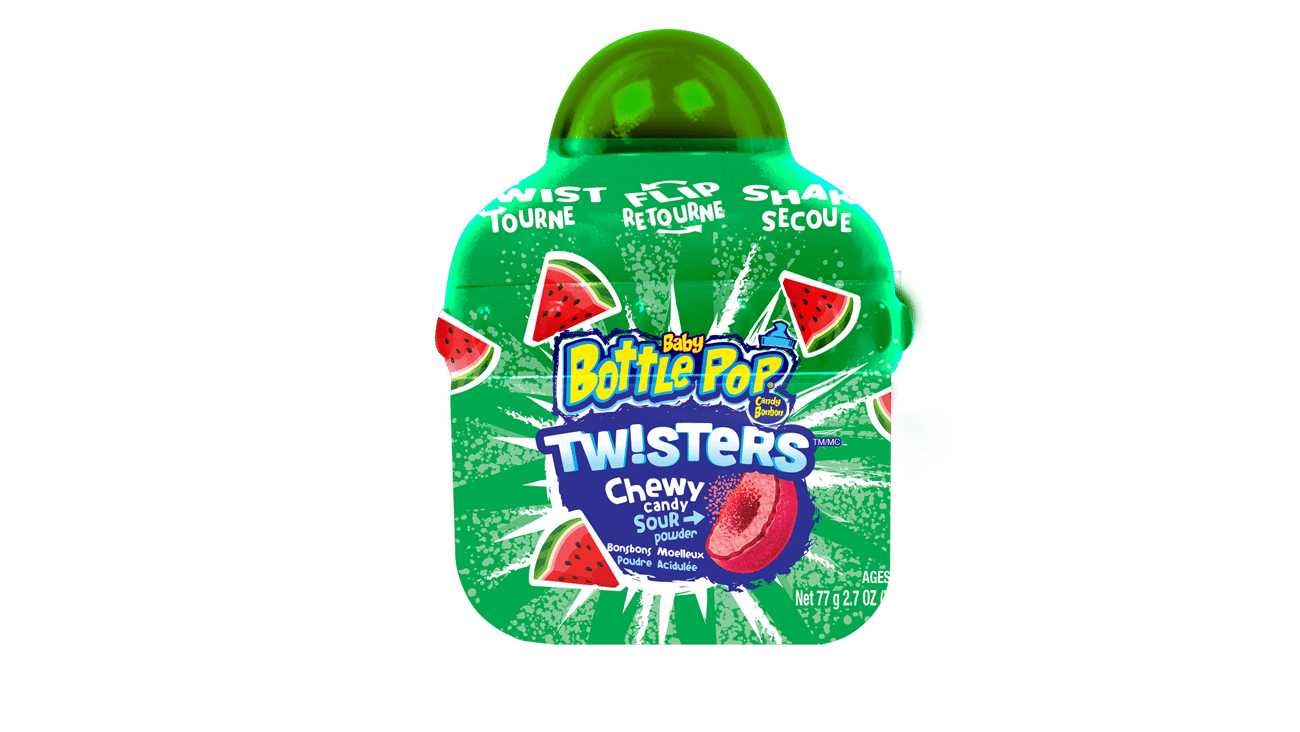 Bottle Pop Twister Green Watermelon