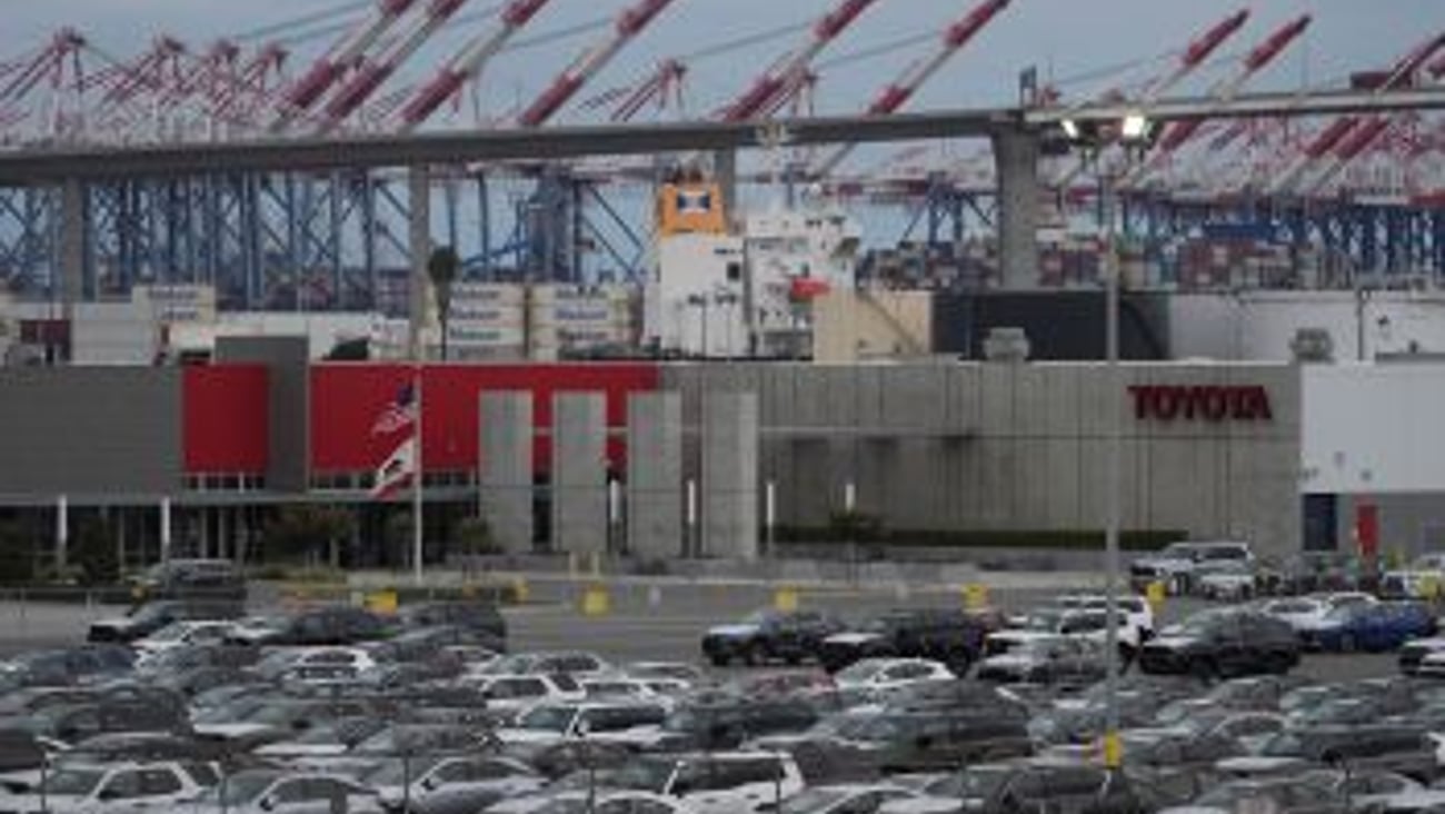 Toyota Vehicles at import facility AP Teaser