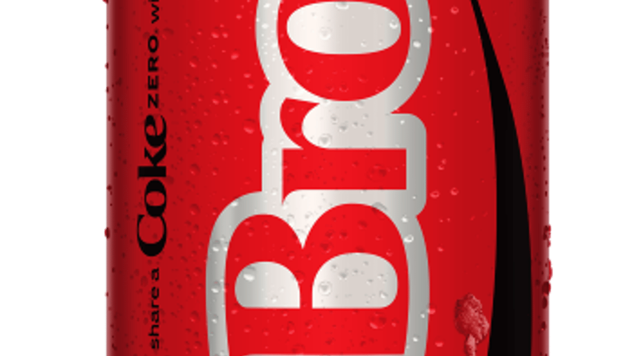 Coca Cola Share a Coke Can with Bro
