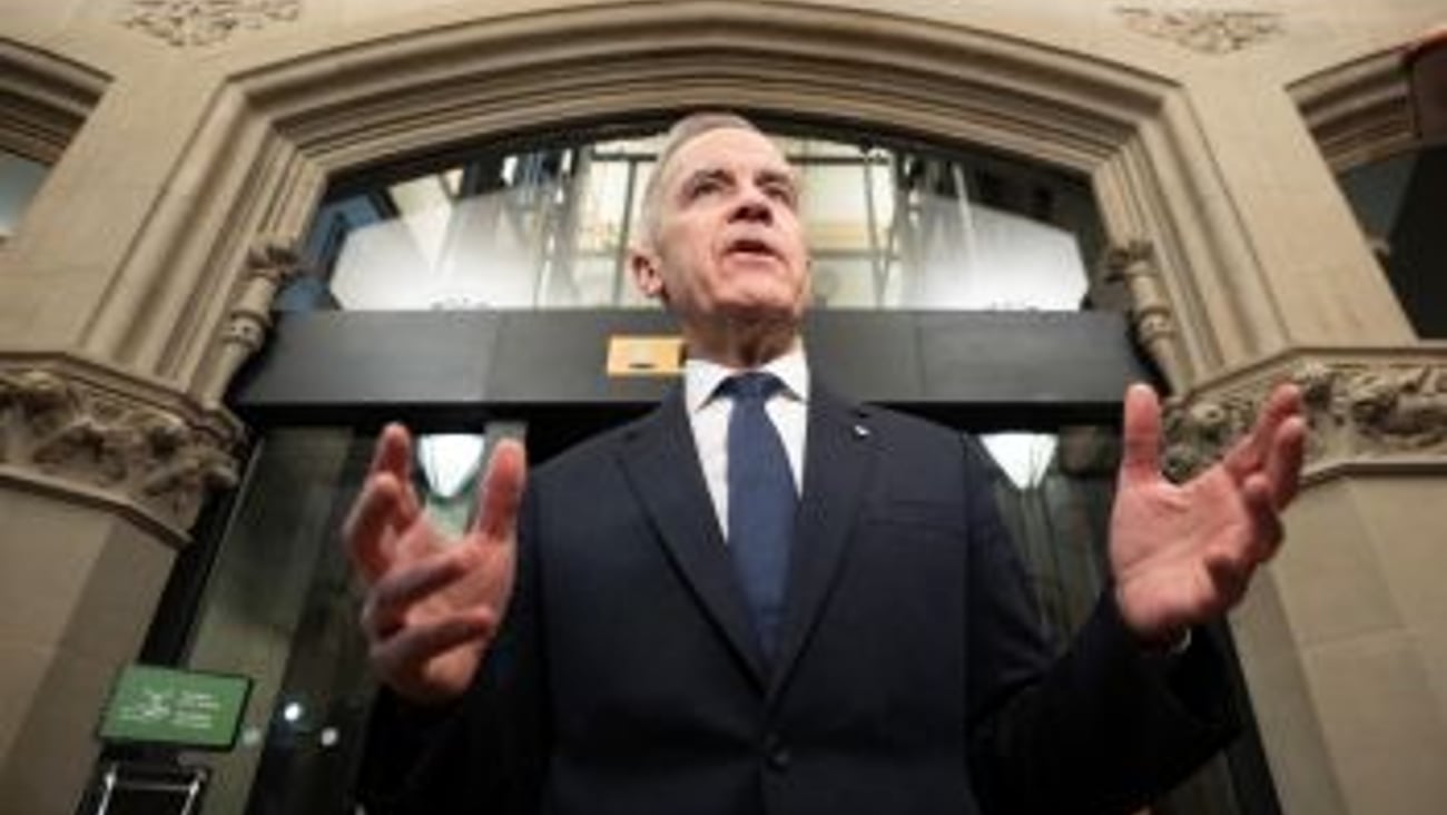 Prime Minister Carney speaking on tariff retaliation CP