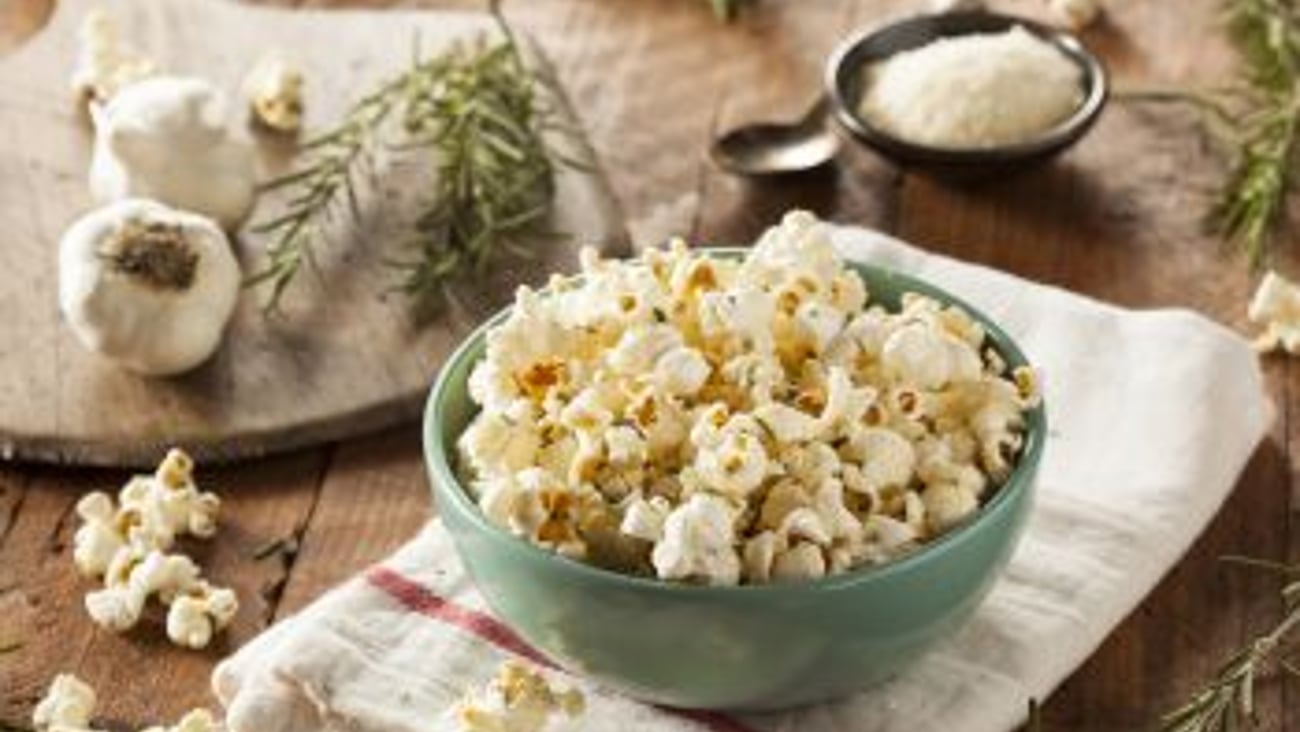 Organic Popcorn stock image teaser