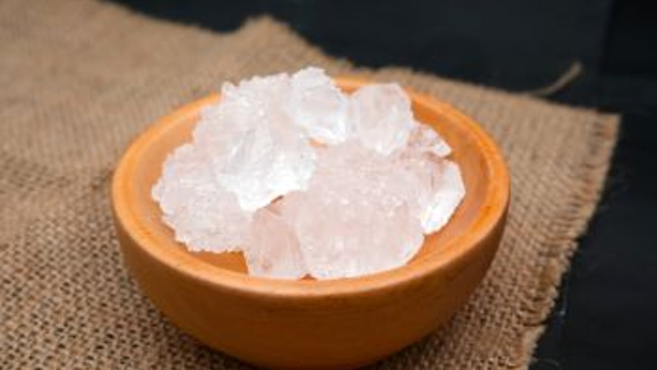 White sugar candy stock image