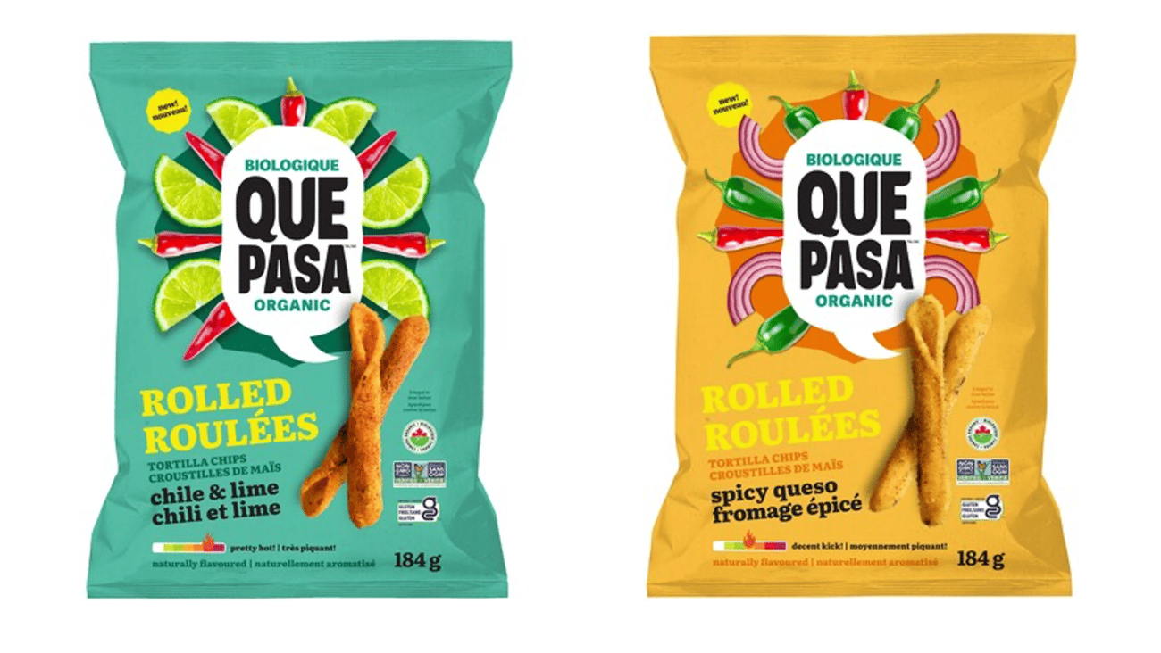 Organic Rolled Tortillas come in two flavours