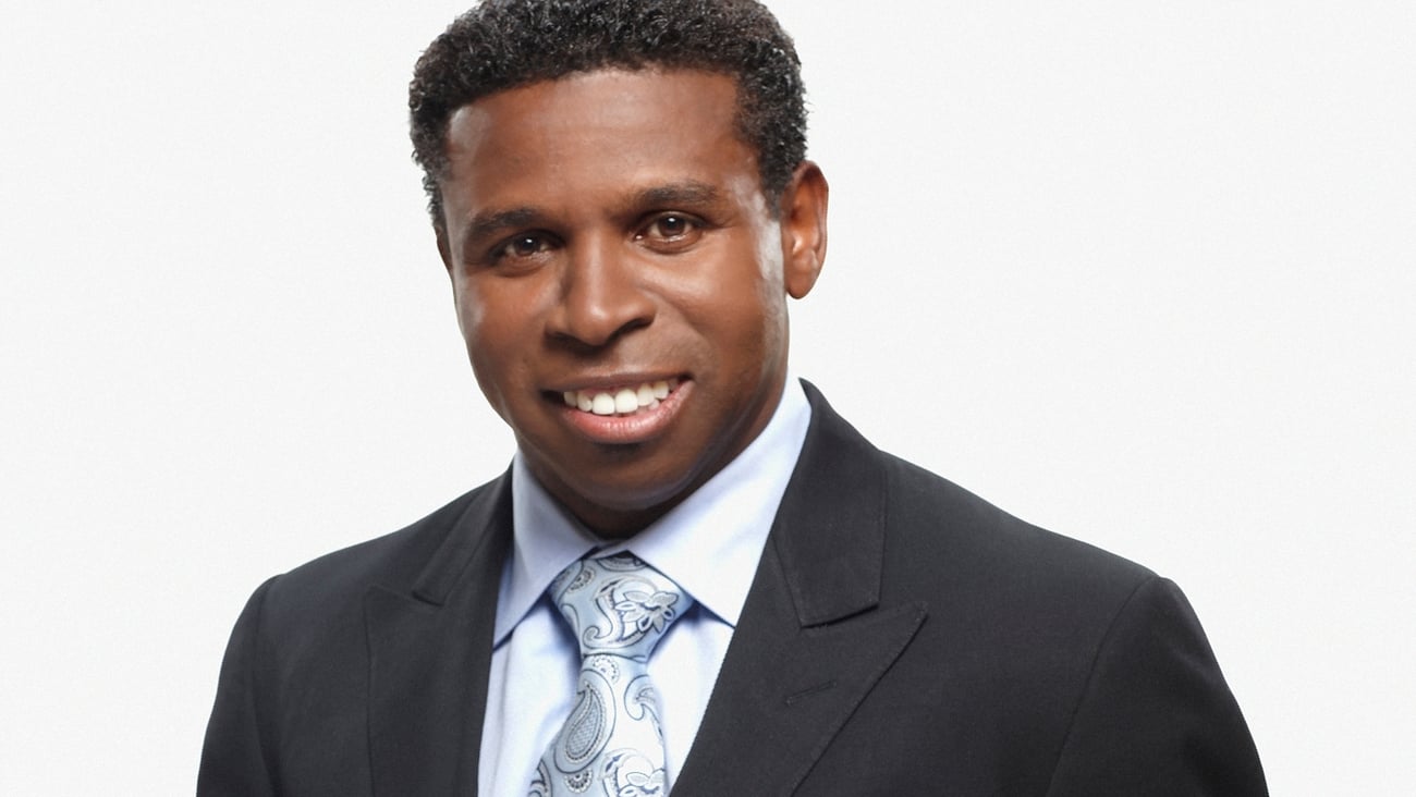 Michael Pinball Clemons in a suit