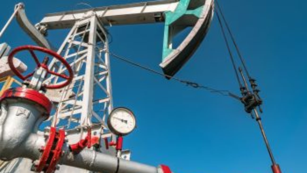 Oil Pump Jack stock image teaser