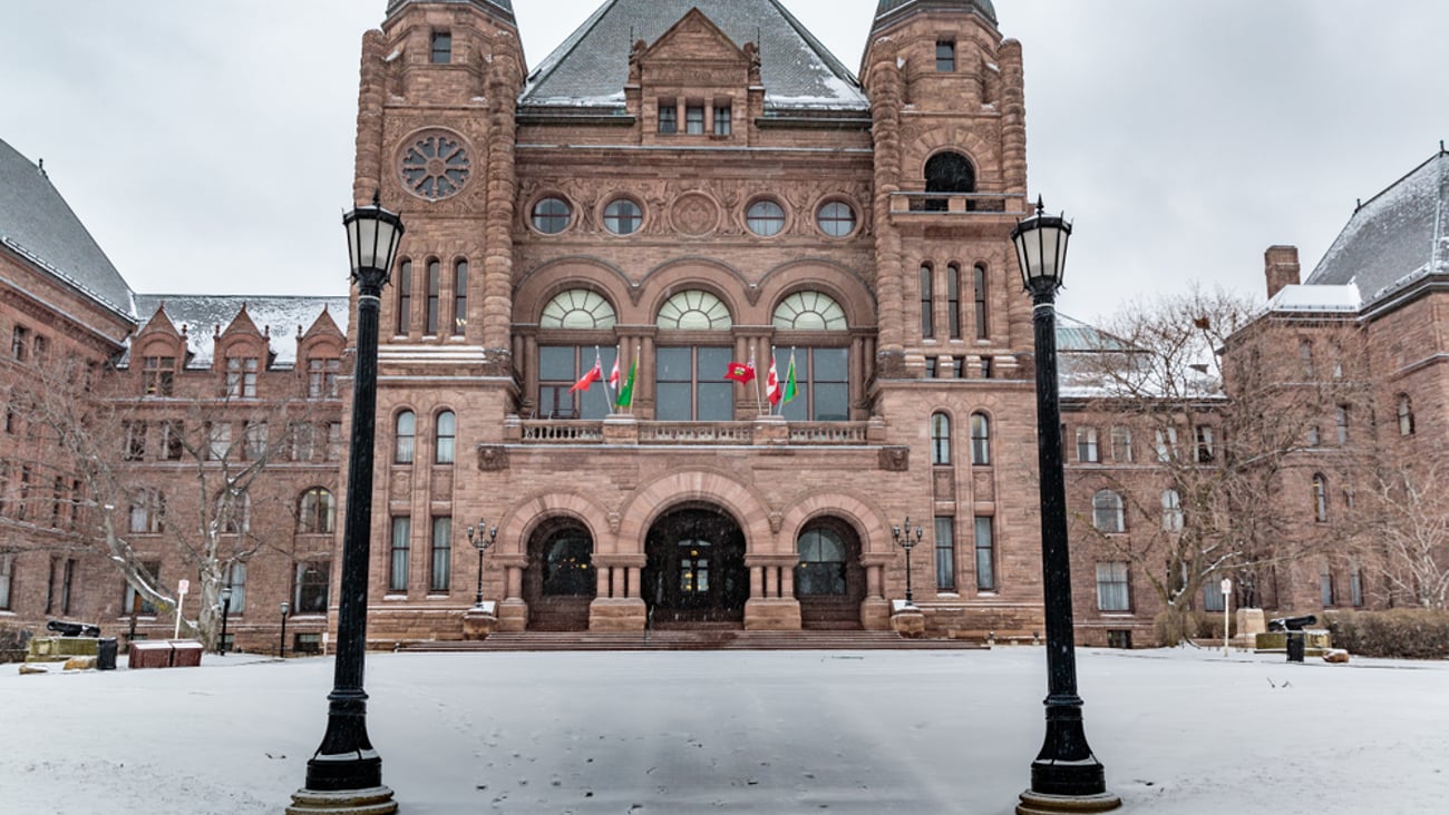 Ontario legislation building