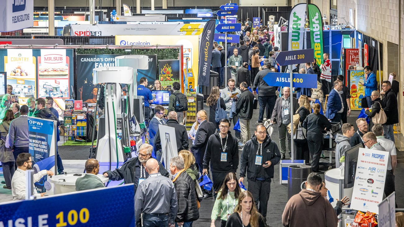 people at Carwacs trade show