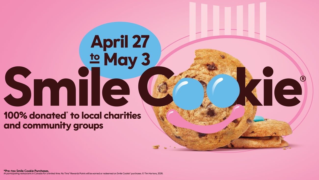 Tim Hortons smile cookie