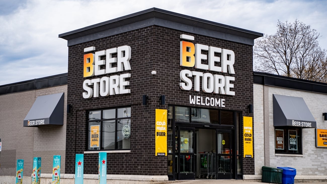 The Beer Store in Toronto exterior shot