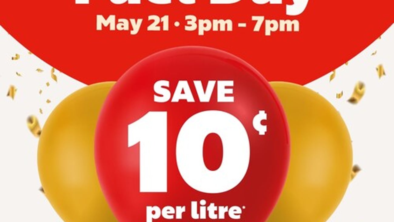 Fuel Day May 21 between 3pm and 7pm