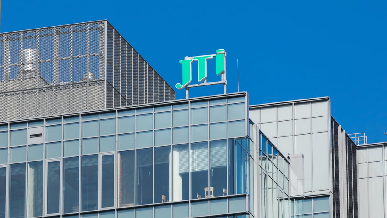 Japan Tobacco building with logo