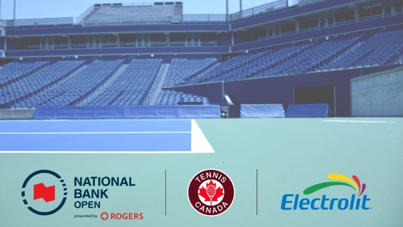 Electrolit tennis open partnership logos