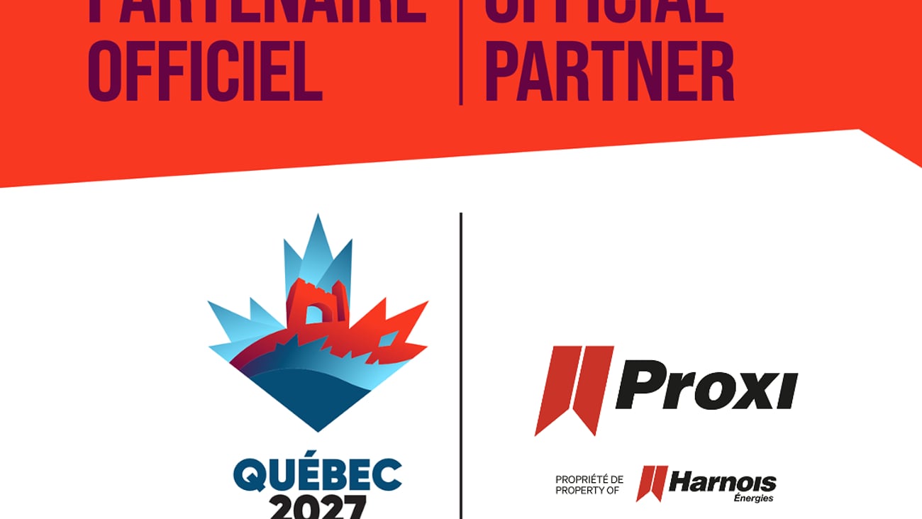 Harnois Energies and Proxi Canada Games logos