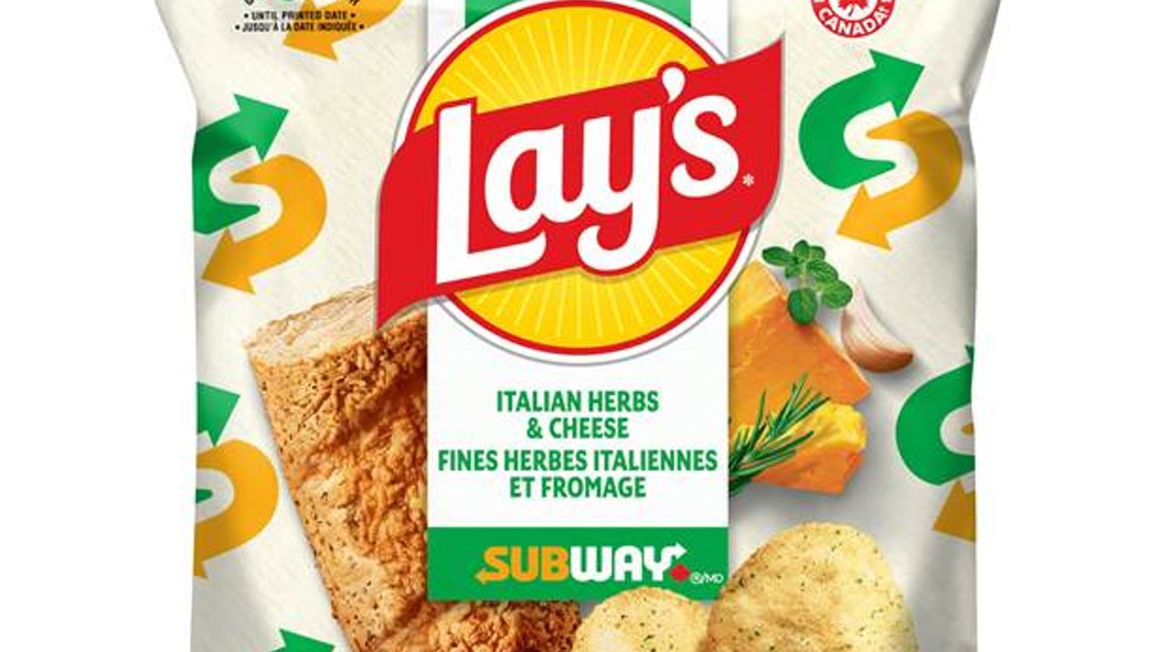 Lay's Subway bread inspired potato chips