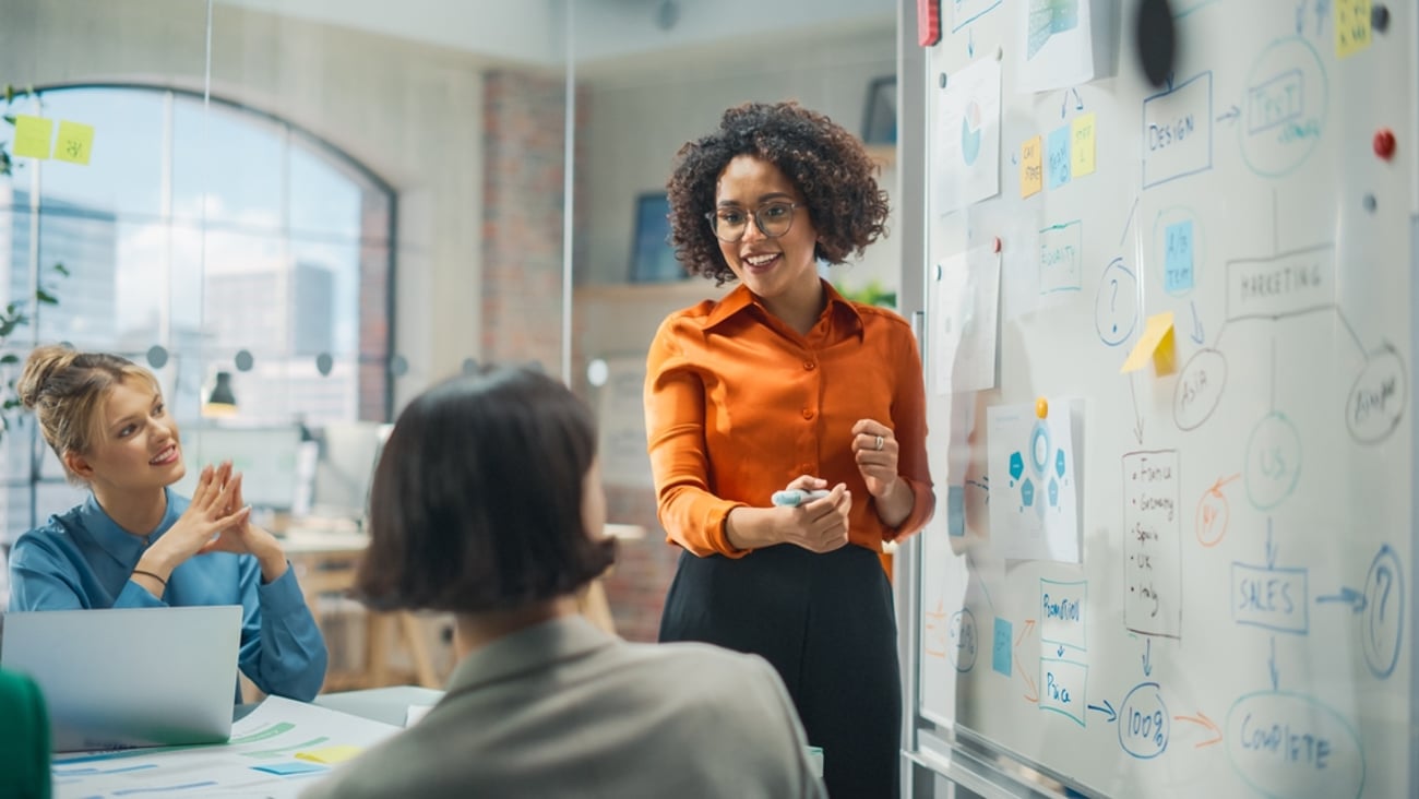women in a boardroom