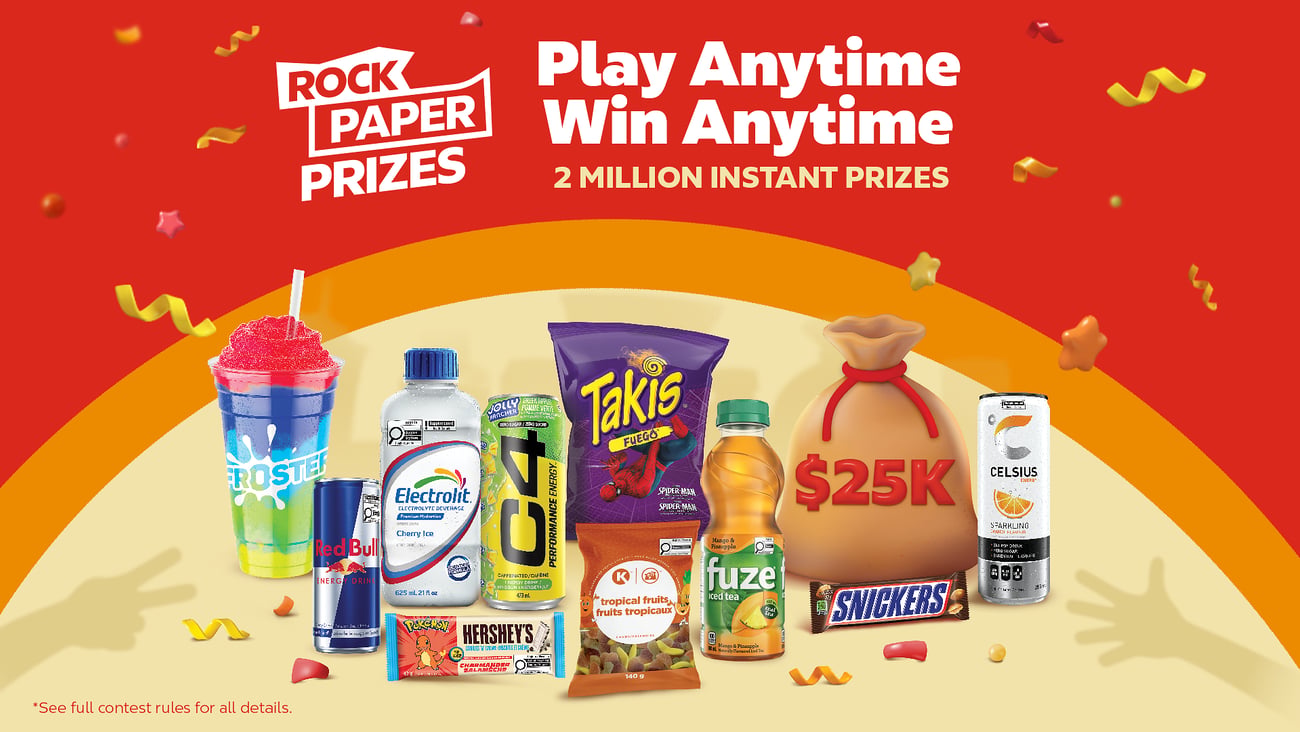 CircleK rock paper prizes