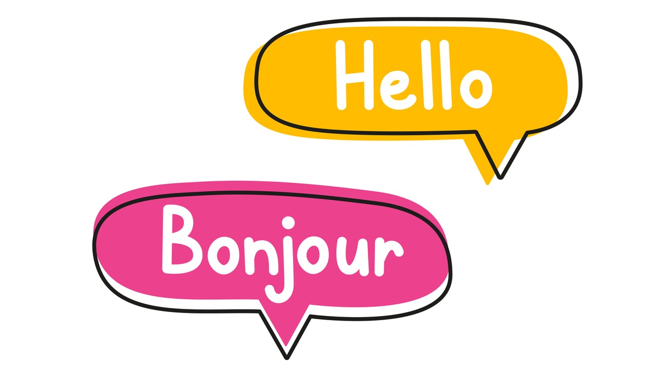HELLO BONJOUR