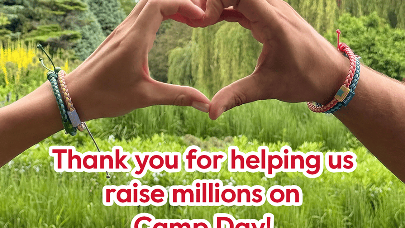 Tim Hortons camp day thank you