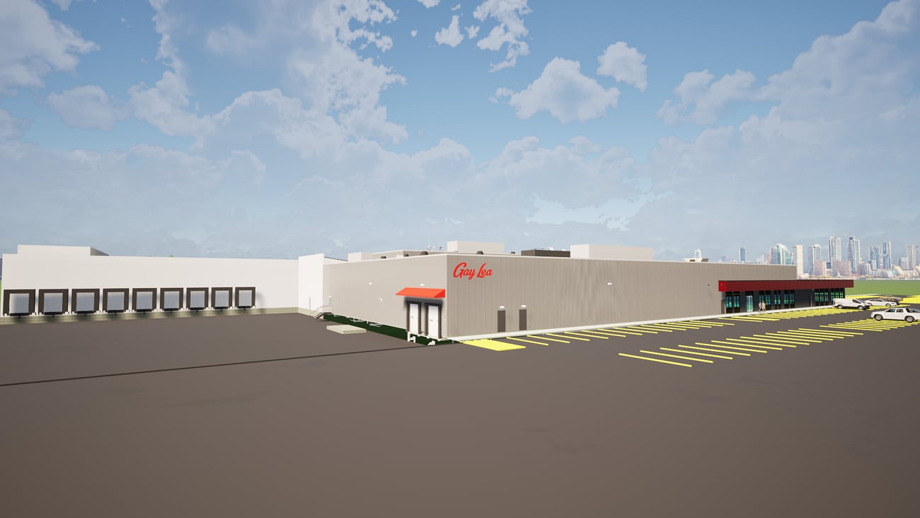 Gay Lea Foods' new plant conceptual rendering