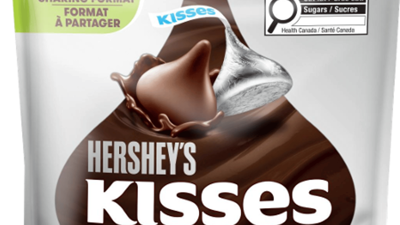 Hershey's milk chocolate kisses