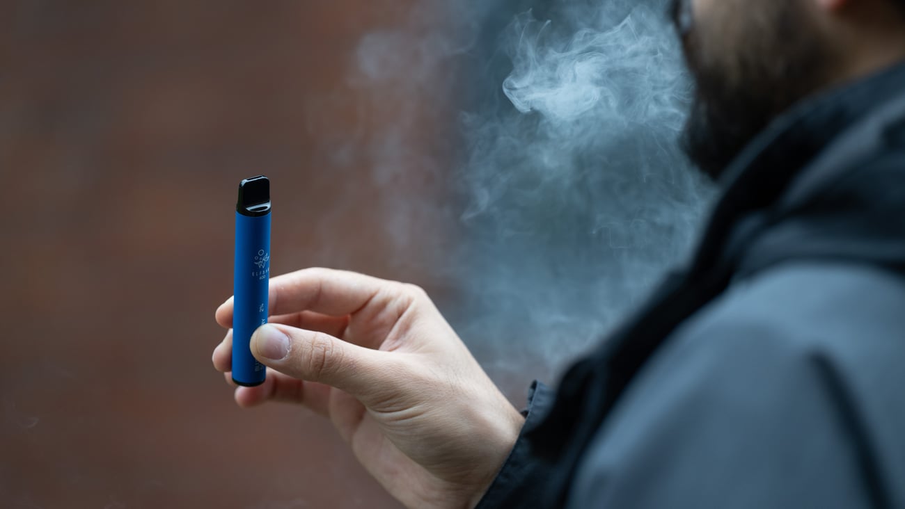 Vaping man