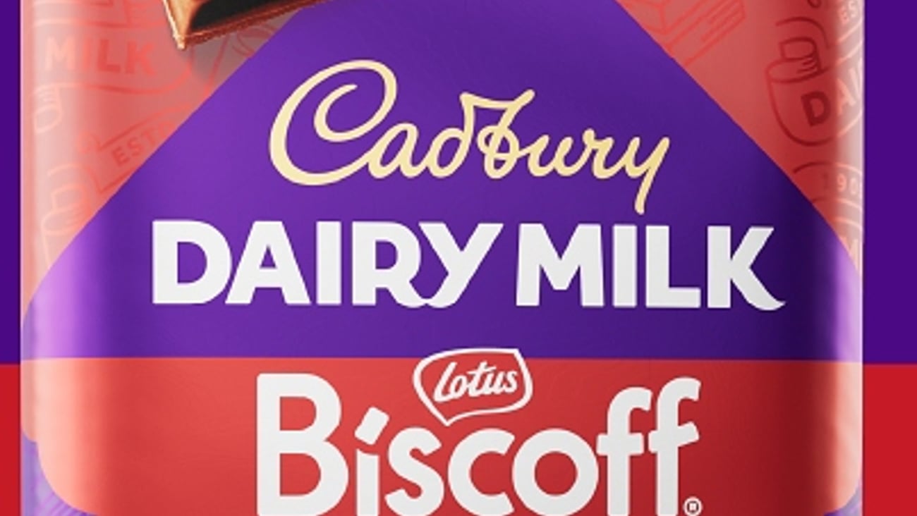 Cadbury Milk Chocolate Bar + Biscoff