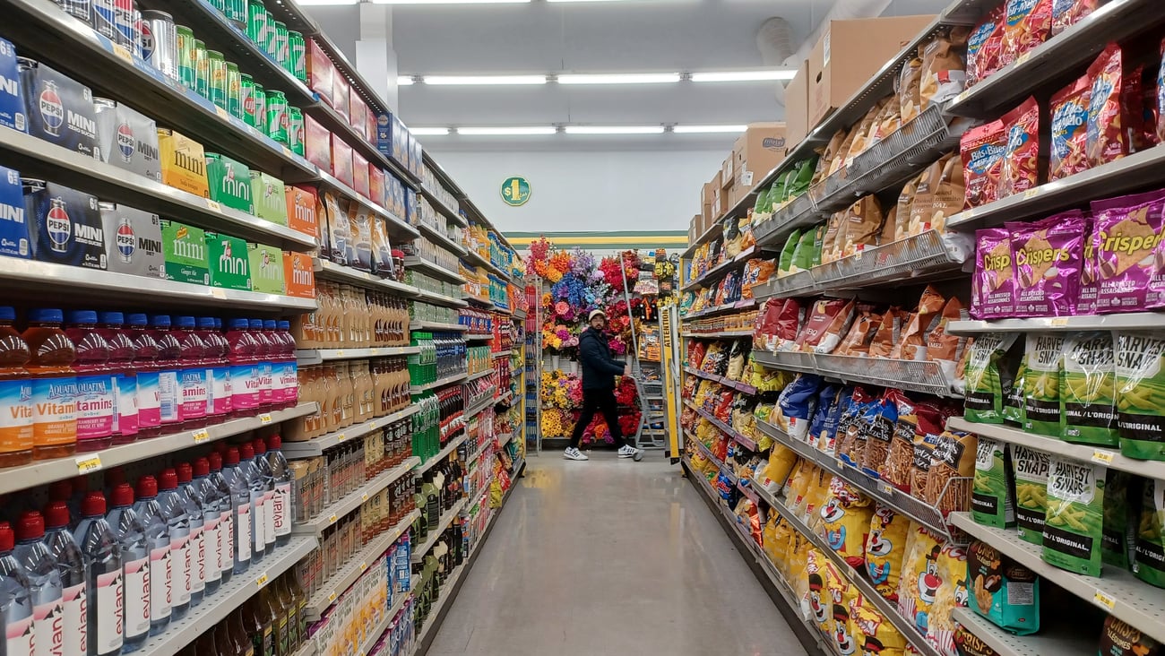 Dollarama aisle
