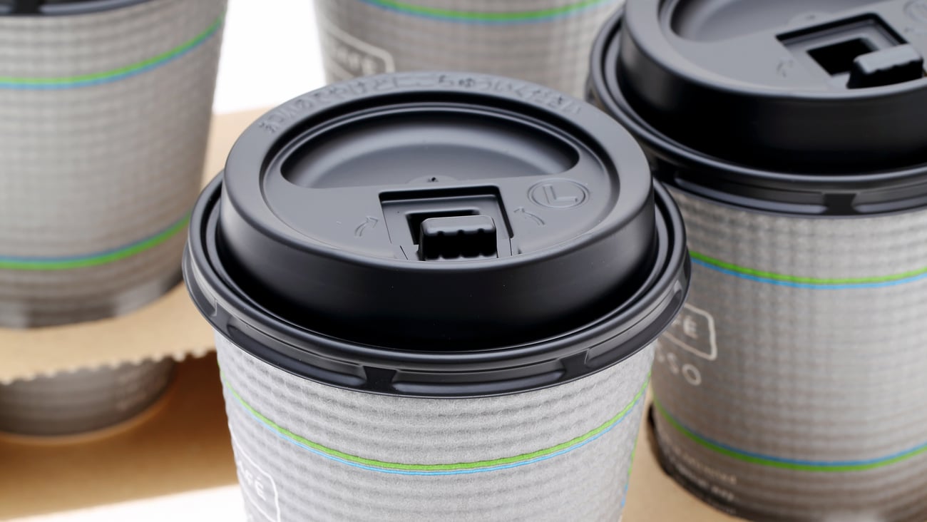 take-out coffees