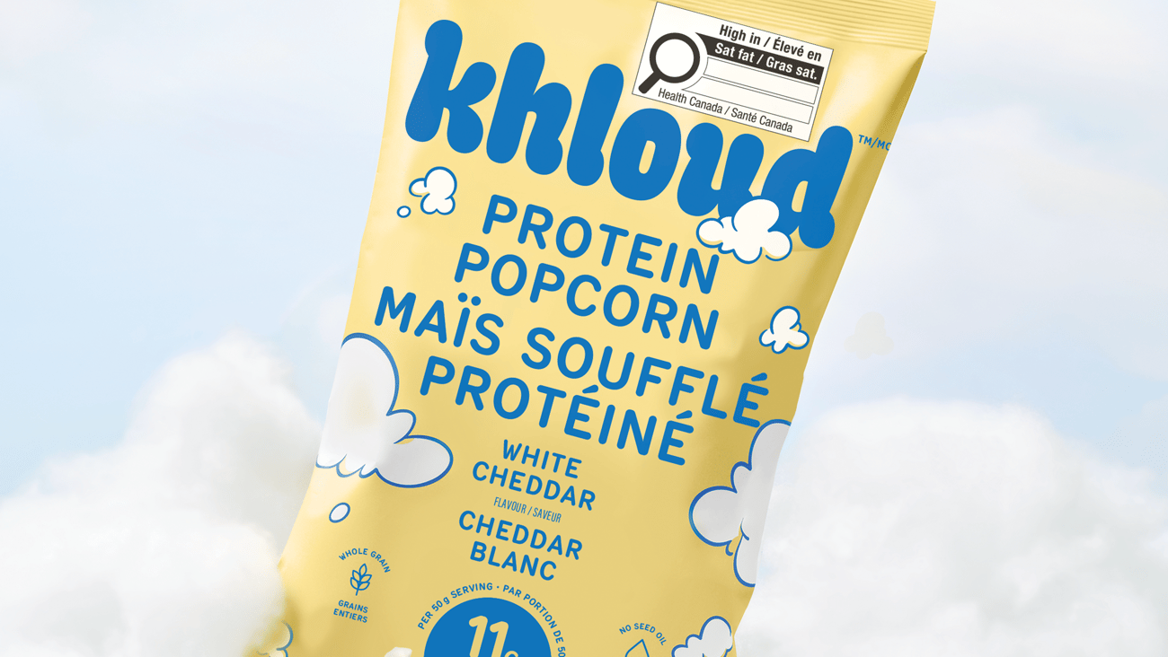 Khloud protein cheddar popcorn