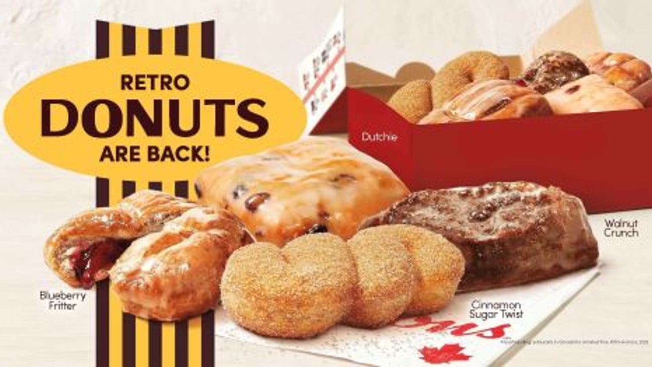 Tim Hortons Retro Donuts 2024 Teaser