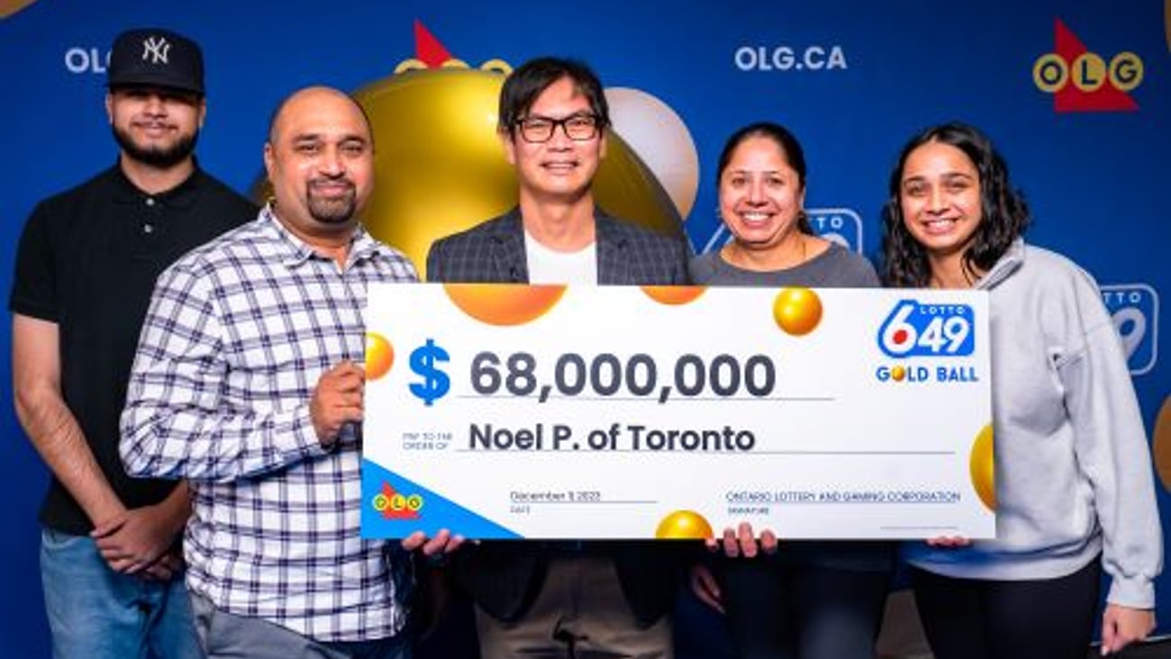 Lottery winner with Gurmail Gurjit of Hasty Market Teaser