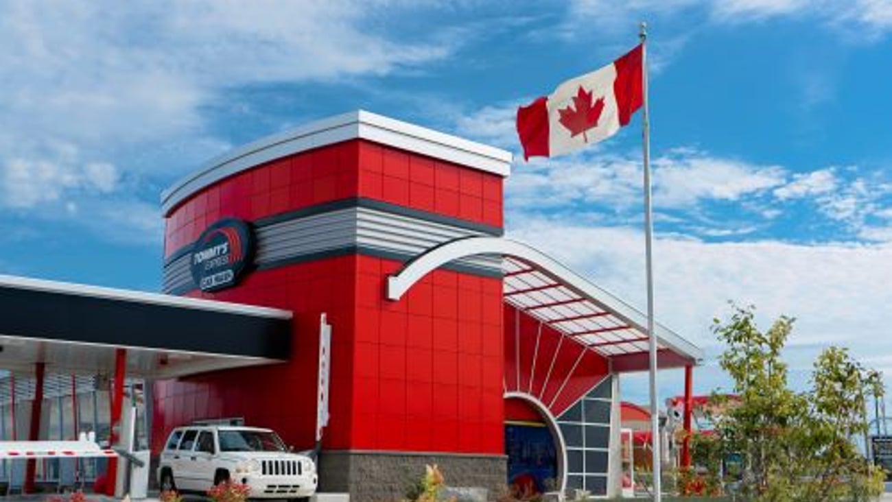 Tommy's Car Wash Exterior Canada