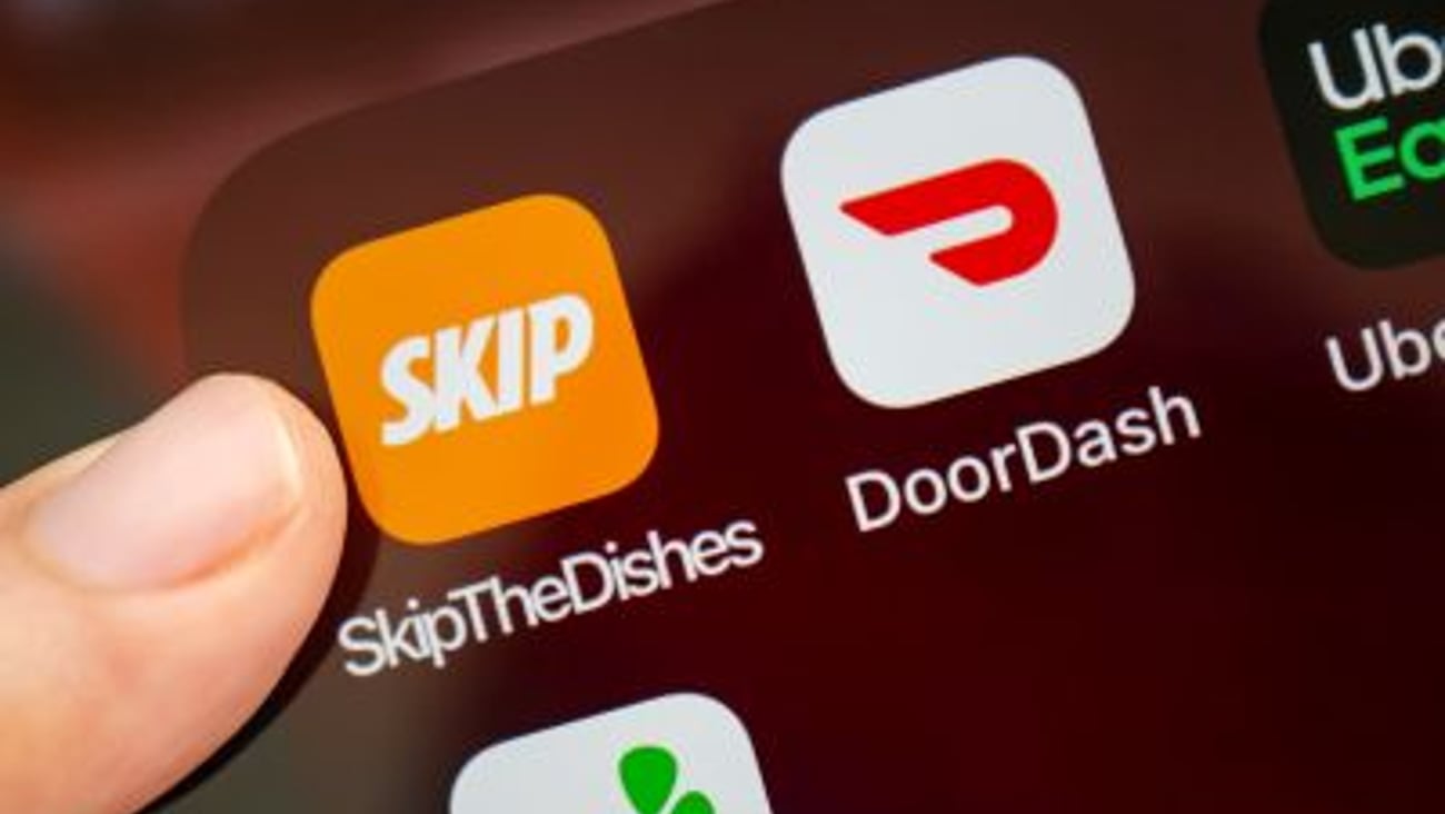 Skip the Dishes App on smart phone