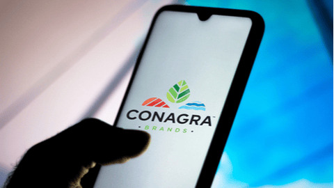 Conagra logo on a cellphone