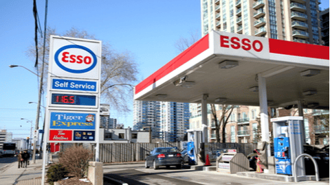 Esso gas station