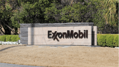 Exxon sign in front of office