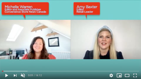 Trend Talk screen grab with Michelle Warren and Amy Baxter