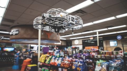 drone in a Circle K store