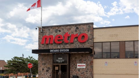 Metro Ontario inc. office in Etobicoke, Toronto, Canada. Metro Inc. is a Canadian food retailer operating in the provinces of Quebec and Ontario.