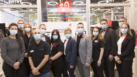 opening of the lab with CoucheTard and McGill employees